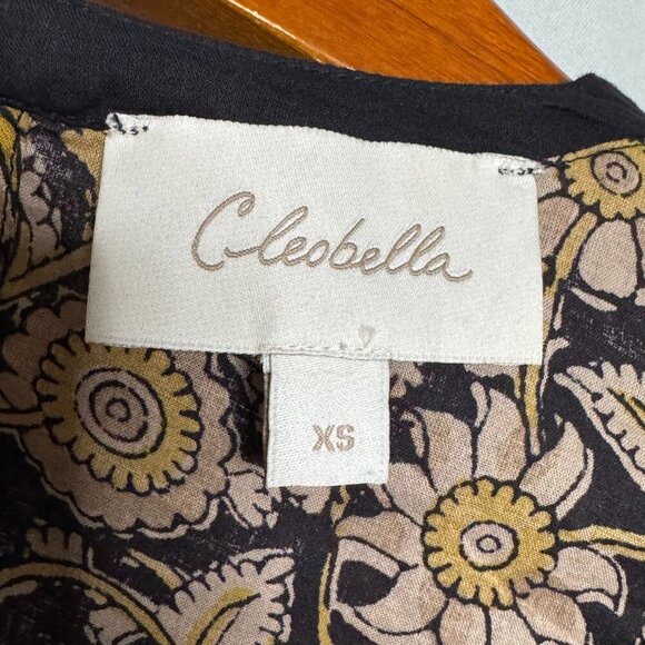 Anthropologie Cleobella Rafia Lace Harley Black Ballon Sleeve Peasant Blouse XS - Picture 12 of 15